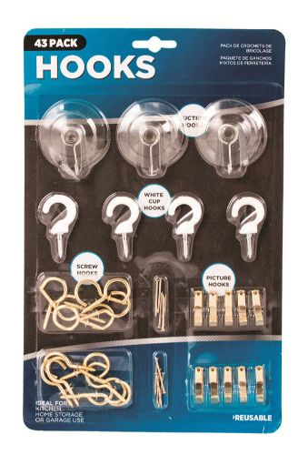 Hardware Mixed Hooks Pack (3 Packs)