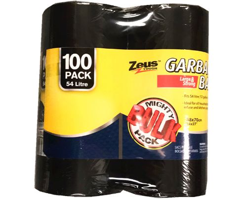 Garbage Bag - Heavy Duty Black (100pcs)