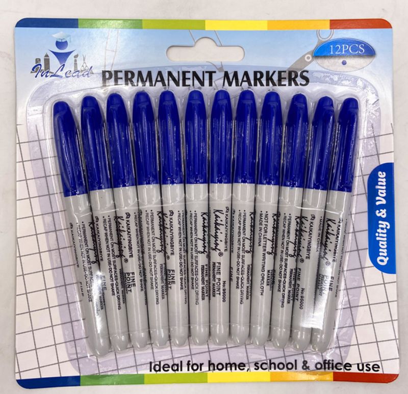 PERMANENT MARKERS - Blue (144pcs)