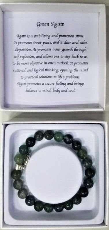 Bracelet - Green Agate