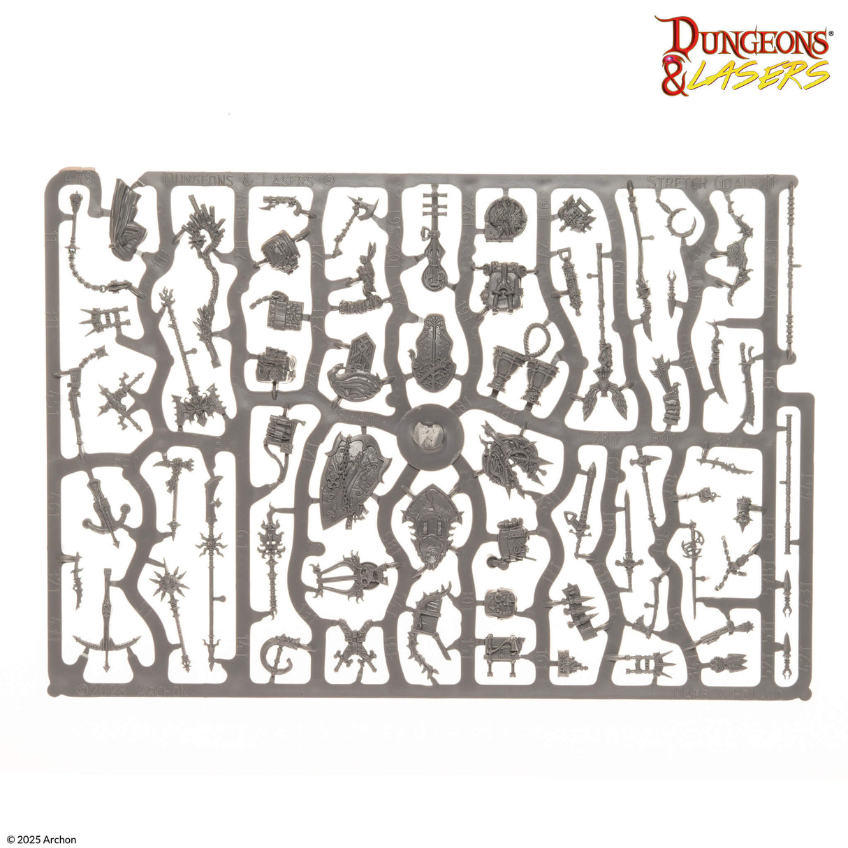 Dungeons & Lasers: Miniatures - Adventurer's Gear Set