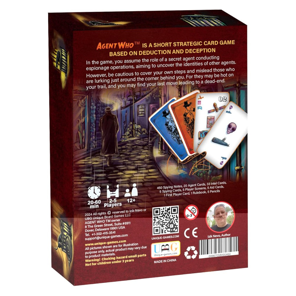 Agent Who Board Game