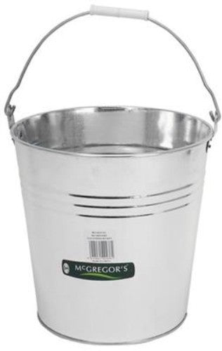 McGregor's 12 Litre Galvanised Bucket