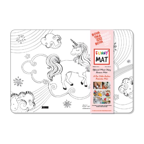 Funny Mat Large - Unicorn - Akademi