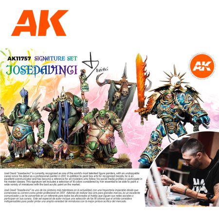 AK Interactive - 3 Gen Sets - Signature Set - Jose davinci