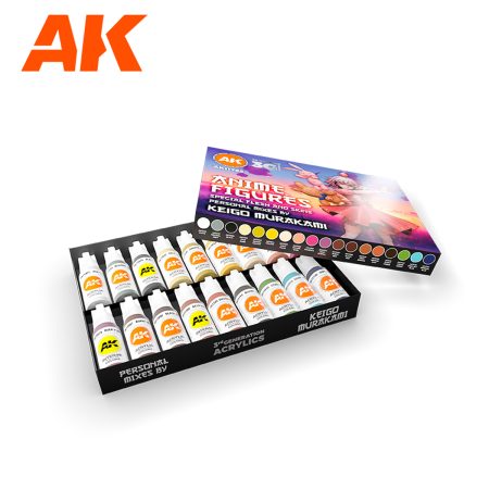 Ak Interactive 3Gen Sets - Anime Figures - Special Flesh And Skins - Signature