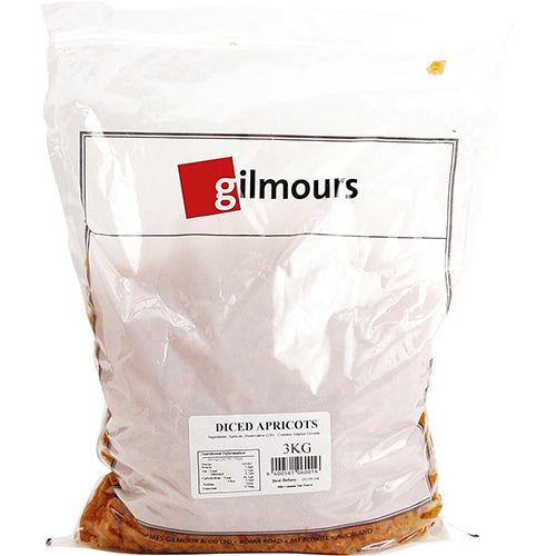 Gilmours Diced Apricots 3kg