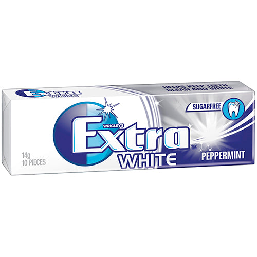Wrigley's Extra Professional White Peppermint Sugarfree Gum 30 x 14g