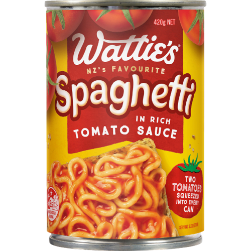 Wattie's Spaghetti In Tomato Sauce 420g