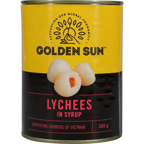 Golden Sun Whole Lychees In Syrup 565g