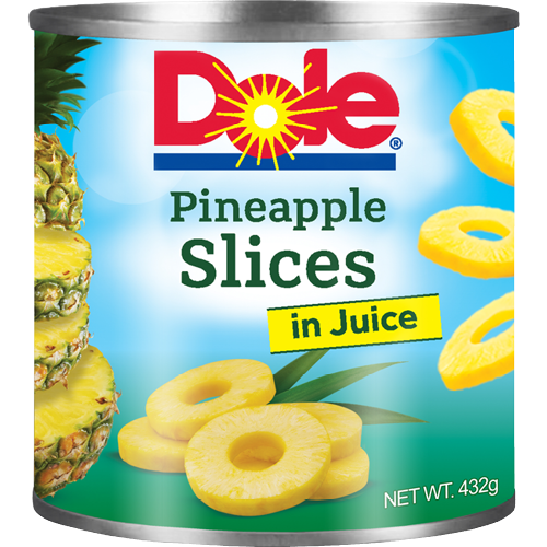 Dole Pineapple Slices In Juice 432g