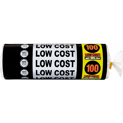 Big Black Sacks Low Cost Bulk Roll