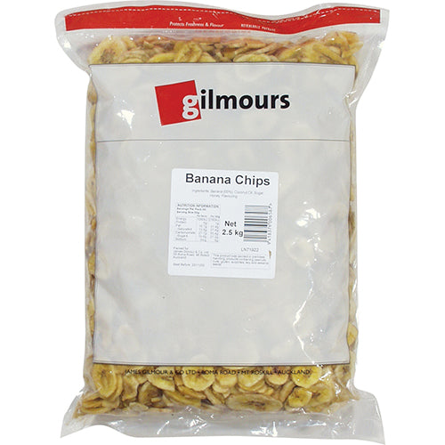 Gilmours Banana Chips 2.5kg