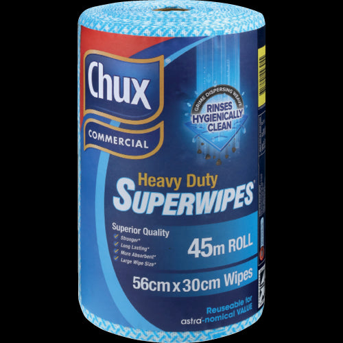 Chux Heavy Duty Blue Cloth Roll 30cm 1pk