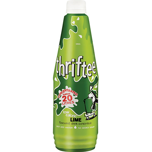 Thriftee Low Calorie Jamaican Lime Flavoured Drink Concentrate 540ml
