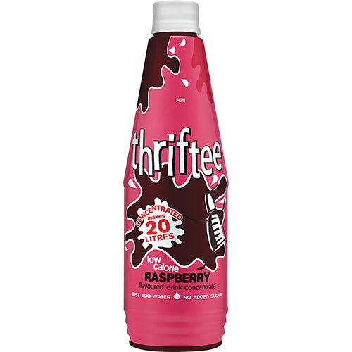 Thriftee Low Calorie Raspberry Flavoured Drink Concentrate 540ml