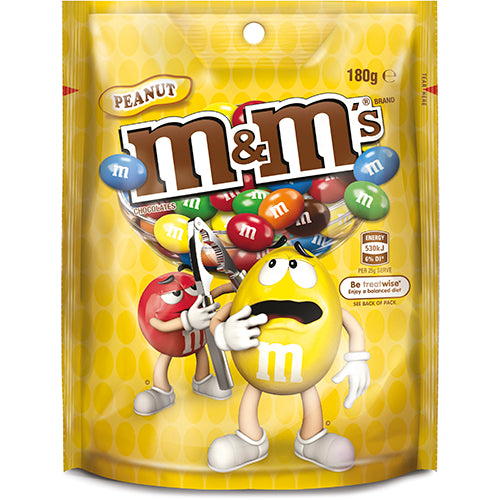 M&M's Peanut Chocolate Pouch 180g