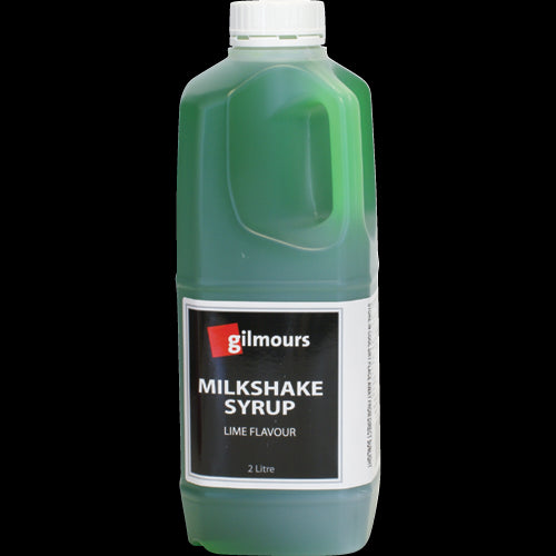 Gilmours Lime Flavoured Milkshake Syrup 2l