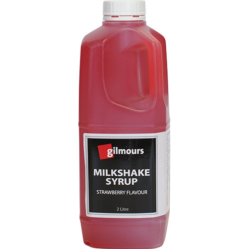 Gilmours Strawberry Flavoured Milkshake Syrup 2l