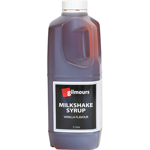 Gilmours Scented Vanilla Flavoured Milkshake Syrup 2l