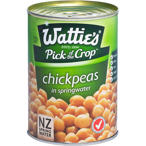 Wattie's Chickpeas In Spring Water 400g