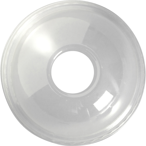 Bio 300-700ml Dome Round Hole Lid Lid Dome 100pk