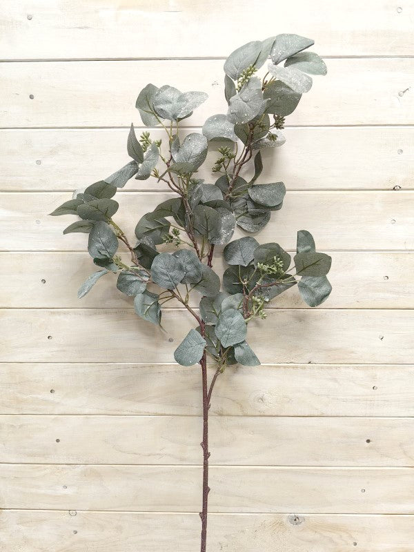 Artificial Plant - Large Icing Eucalyptus Spray