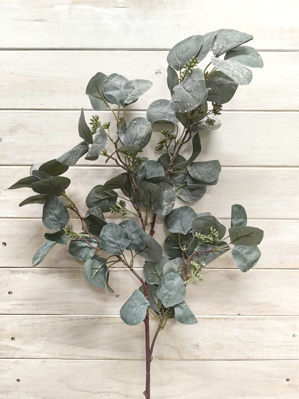 Artificial Plant - Large Icing Eucalyptus Spray