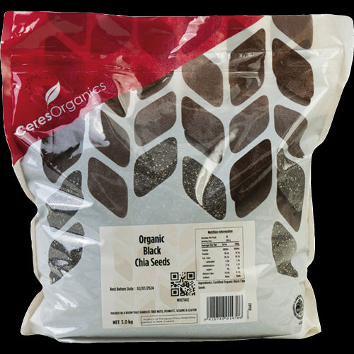 Ceres Organics Black Chia Seeds 3kg