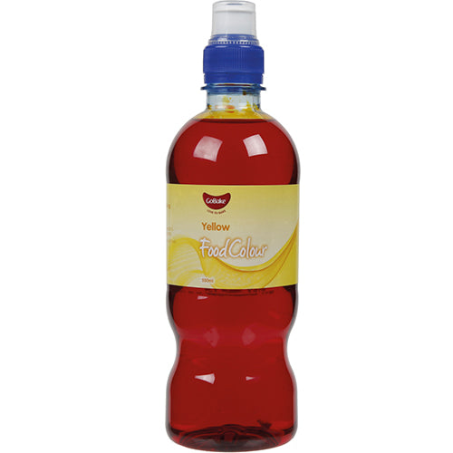 Go Bake Yellow Food Colouring Bottle 500ml