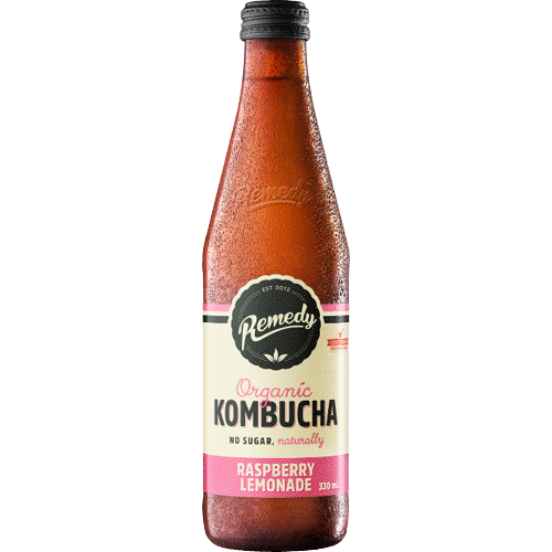 Remedy Raspberry Lemonade Organic Kombucha 12 x 330ml