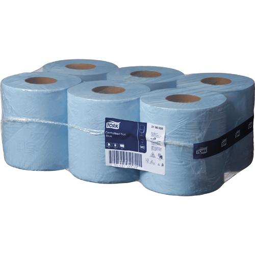 Tork UNI Centre Feed Perfrated Blue Hand Towel 280m 6 x 1pk