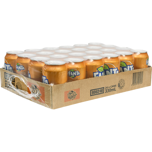 Fanta Orange Fanta Cans Tray Packed 24 x 330ml