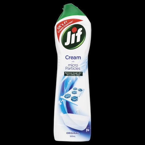 Jif Original Cream Cleanser With Natural Cleaning Particles 500ml
