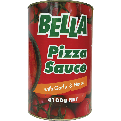 Bella Pizza Sauce with Garlic Herbs 4.1kg
