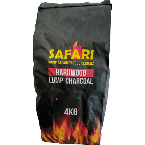 Safari Hardwood Lump Charcoal 4kg
