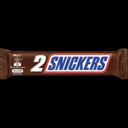 Snickers Chocolate Bar Twin 25 x 64g