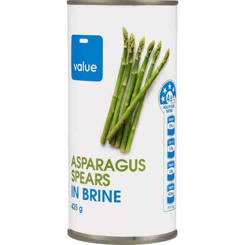 Value Asparagus Spears In Brine 425g