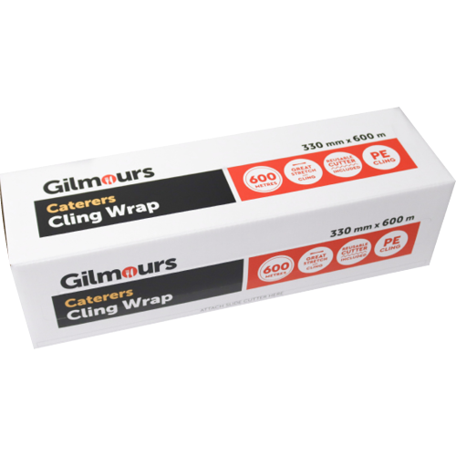 Gilmours Wrap Dispenser Box 330mm 600m