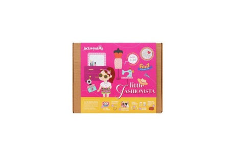 DIY craft kit for kids with projects like owl pouch, photo frame, headband, bracelet, origami, and chocolate jewelry box.