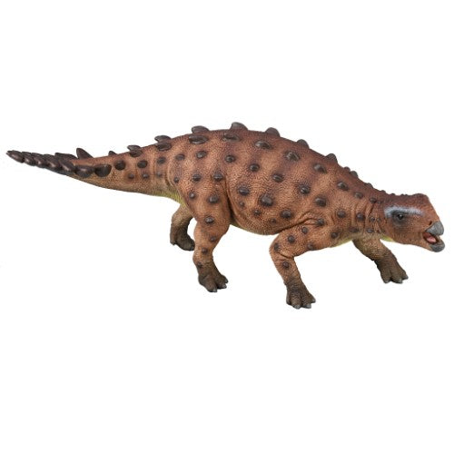 CollectA Stegouros 1:6 Scale Deluxe figurine depicting an armoured dinosaur with a unique tail club, meticulously hand-painted.