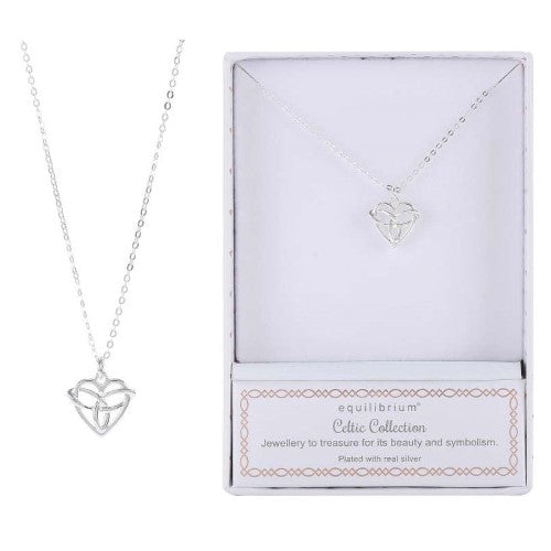 Equilibrium Celtic Looped Heart Necklace