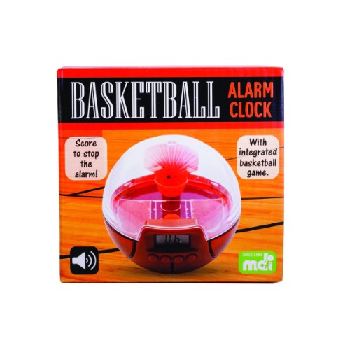 Sports Alarm Clock with sound - Basketball (10cm)