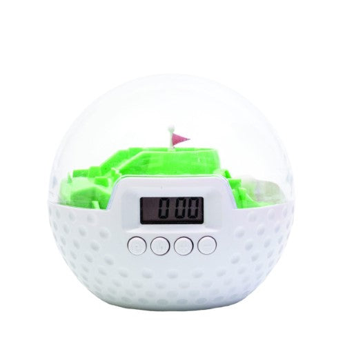 Sports Alarm Clock with sound - Golf Ball (10cm)