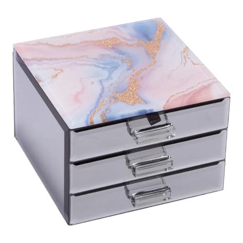 Jewellery Box - Pastel Dreams Jewellery Box with 2 Drawers