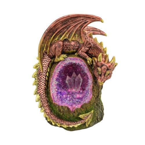 Red Dragon On Geode Backflow Burner