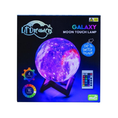 Touch Lamp - Galaxy Moon (17.5cm)