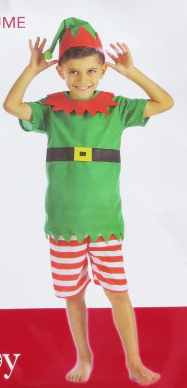 Elf Kids Costume (3pc Set)