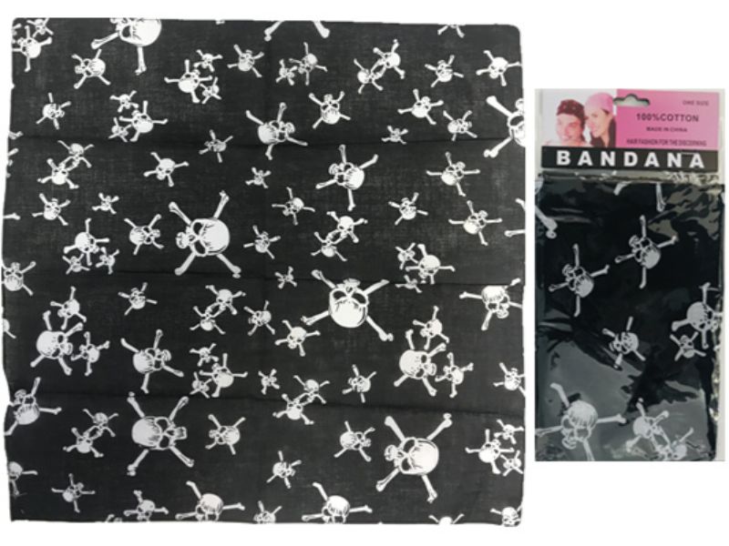Bandana - Skull 56cm (Set Of 6)