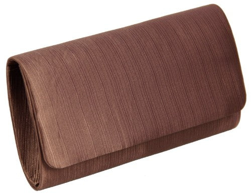 Clutch Bag - Pleated - Bronze